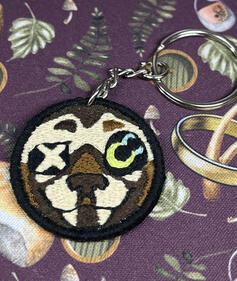 2 Sided Keychain Front